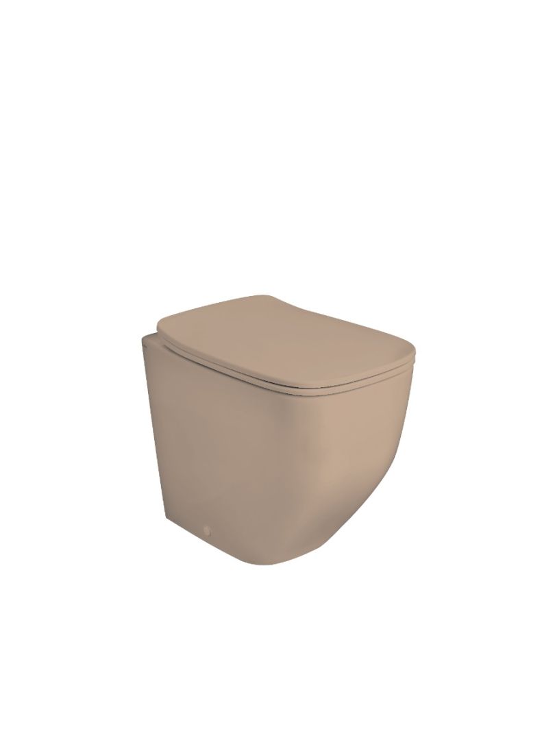 Pieskovo matná stojaca toaleta