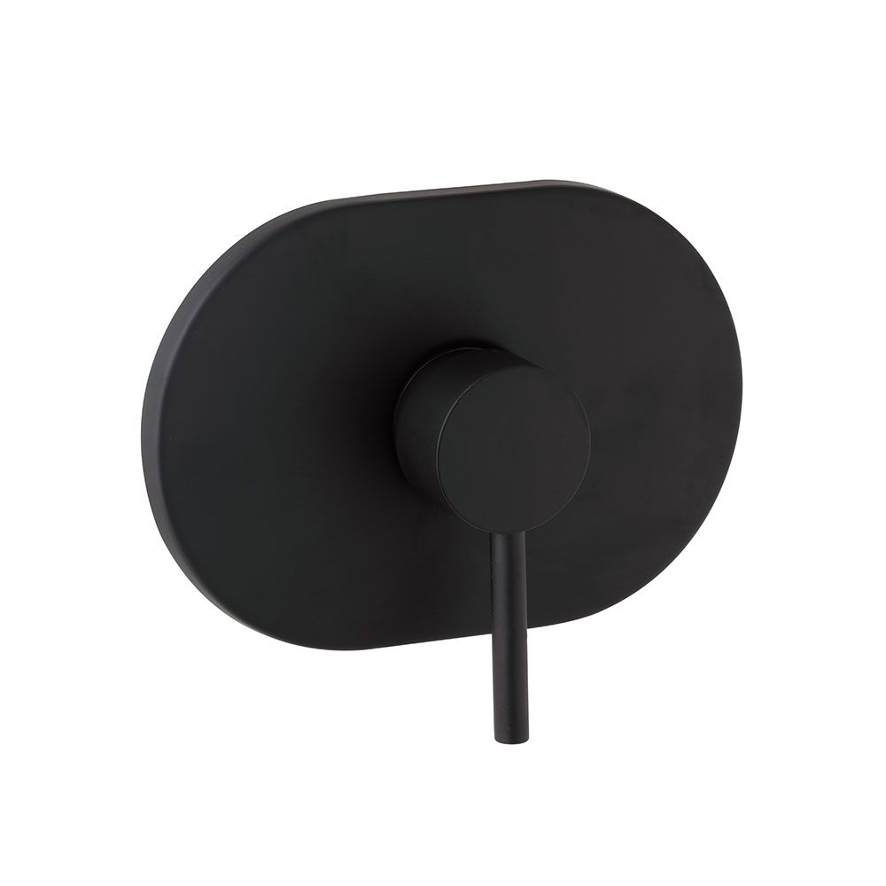 Miscelatore doccia da incasso nero opaco