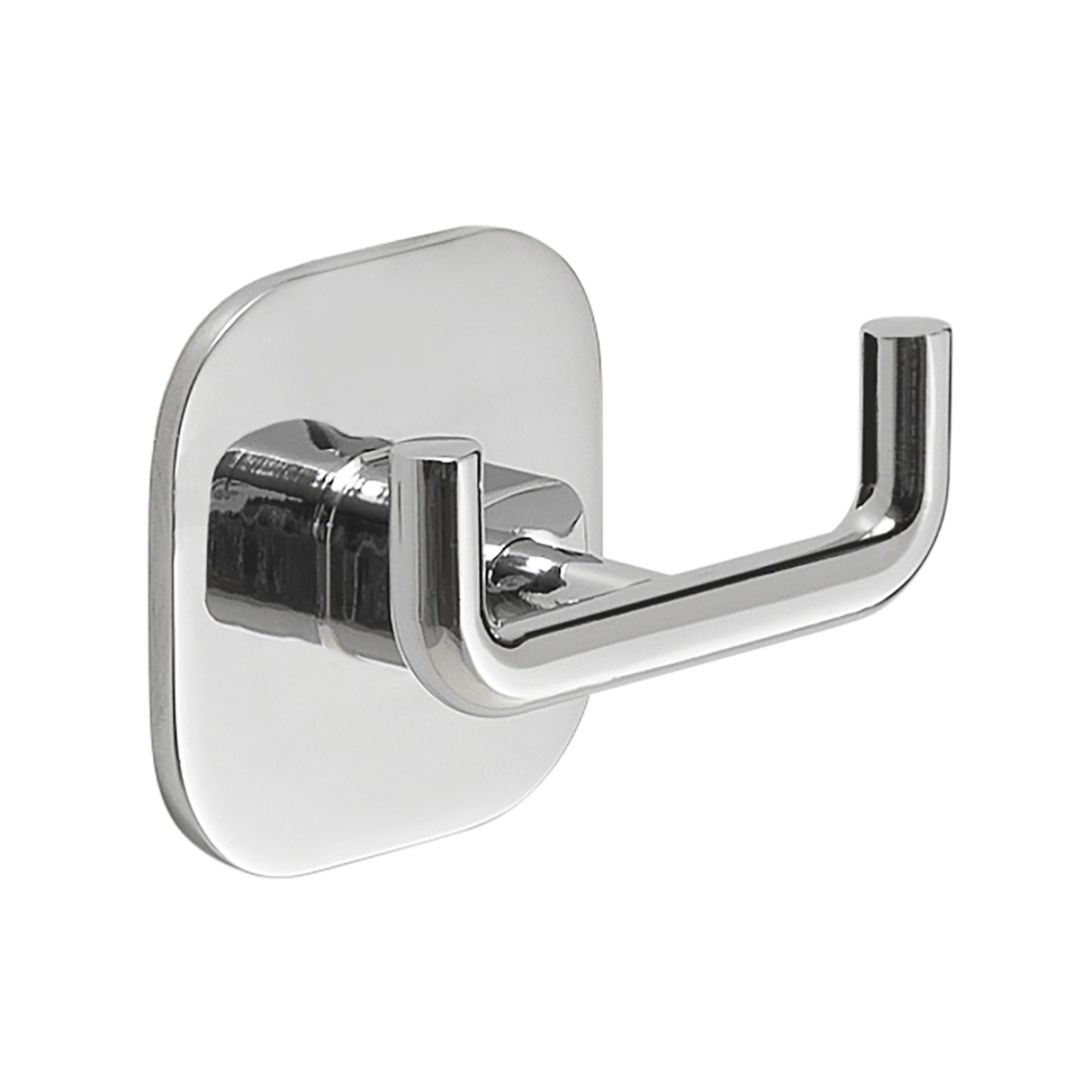 Chrómovaný dvojitý vešiak z nehrdzavejúcej ocele Timo