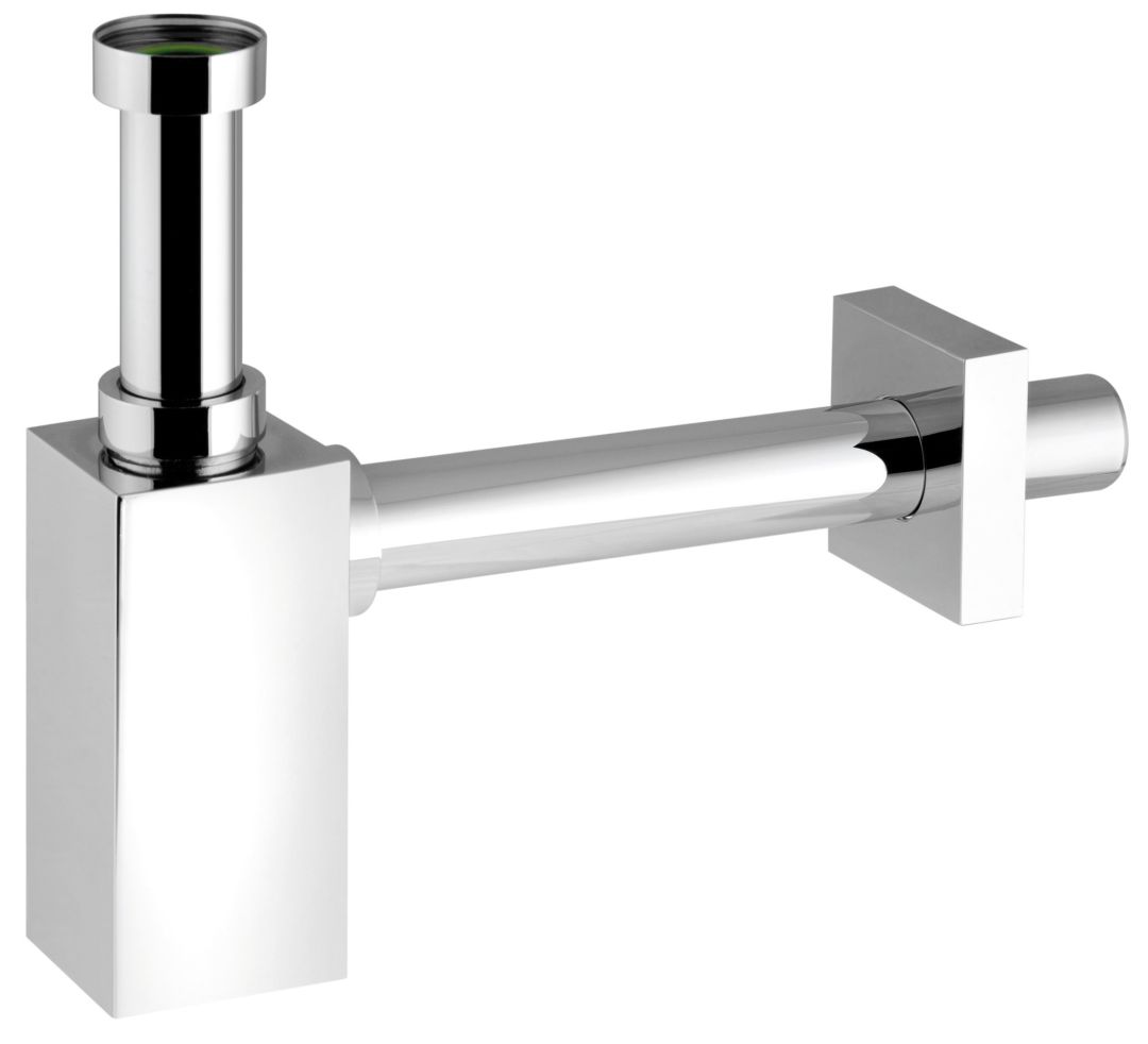 Umývadlový sifón hranatý