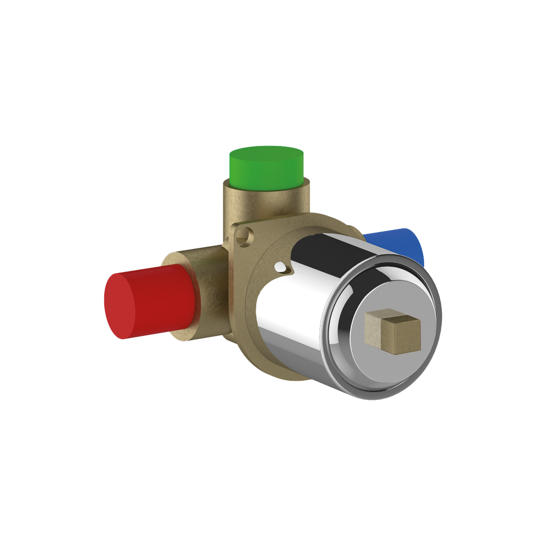 1-cestné sprchové teleso