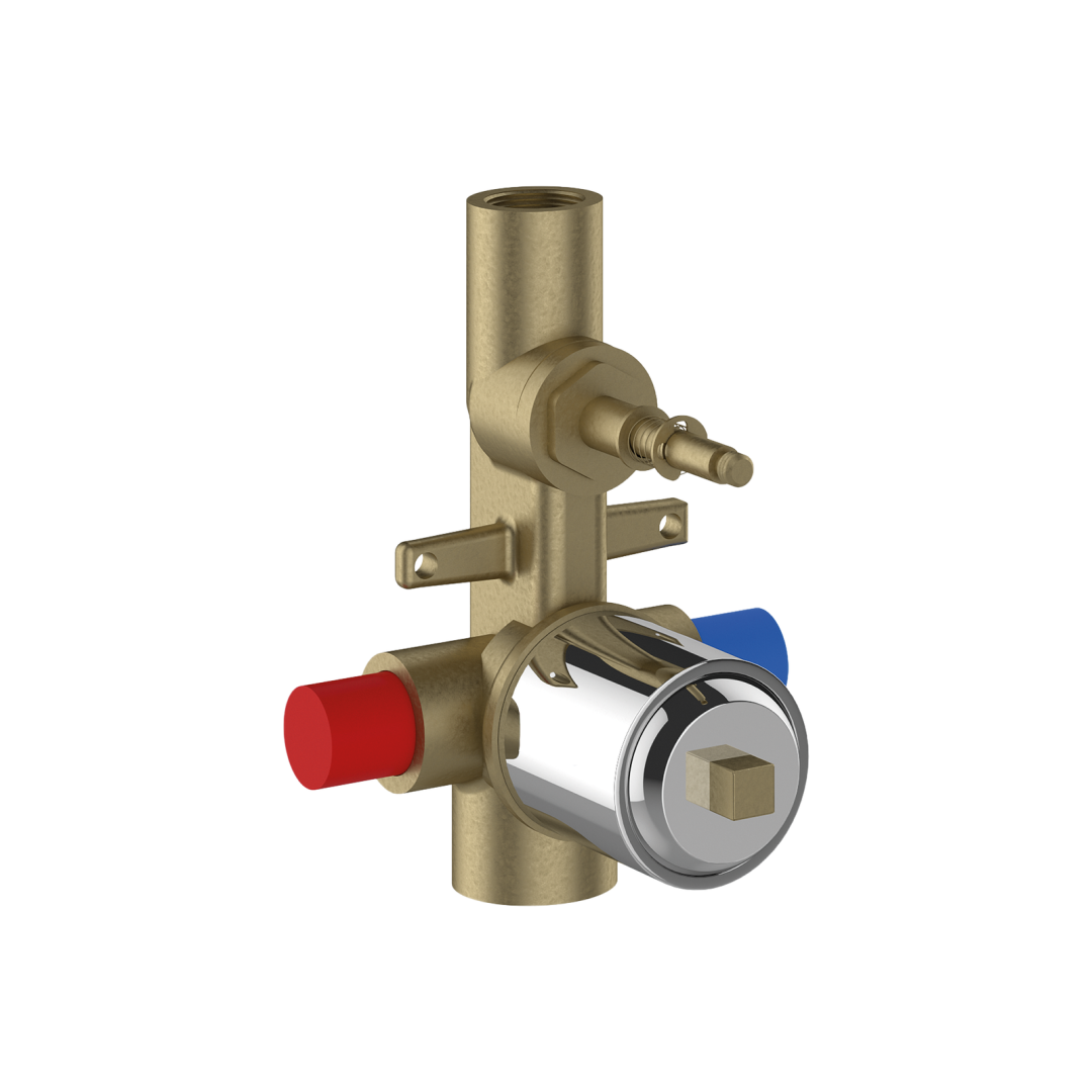 Univerzálne 2-cestné zapustené teleso sprchy