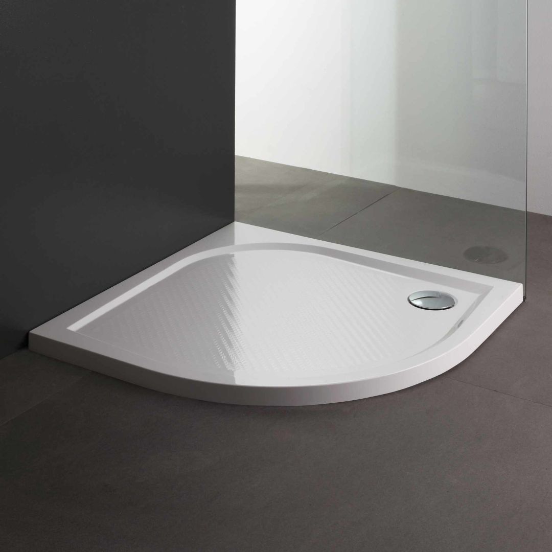 Sprchová vanička oblá ultra tenká na podlahu