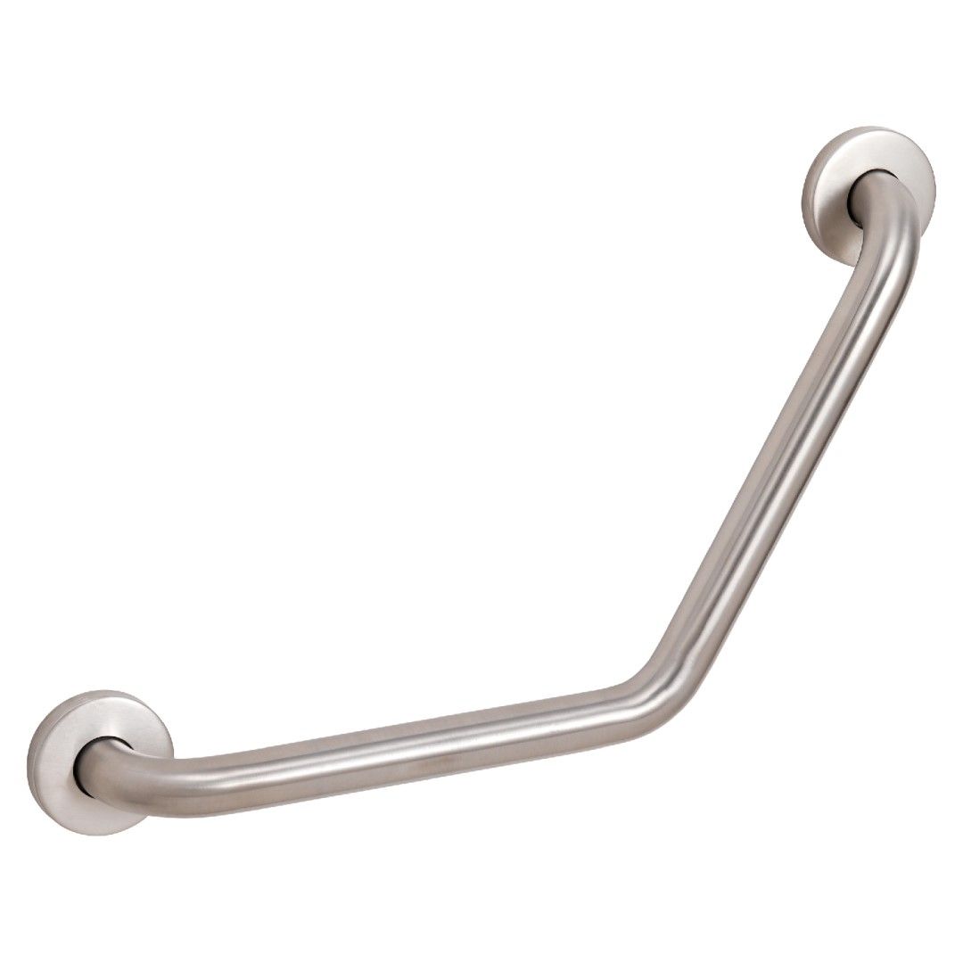 Rohová rukoväť z brúseného chrómu pre telesne postihnutých