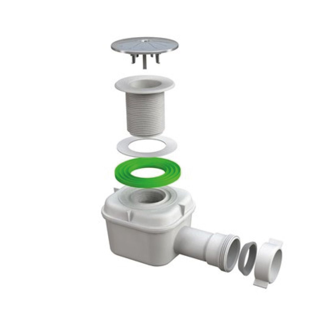 Odtok z pochrómovaného abs 60 mm