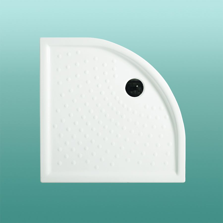 Polkruhová sprchová vanička 90x90