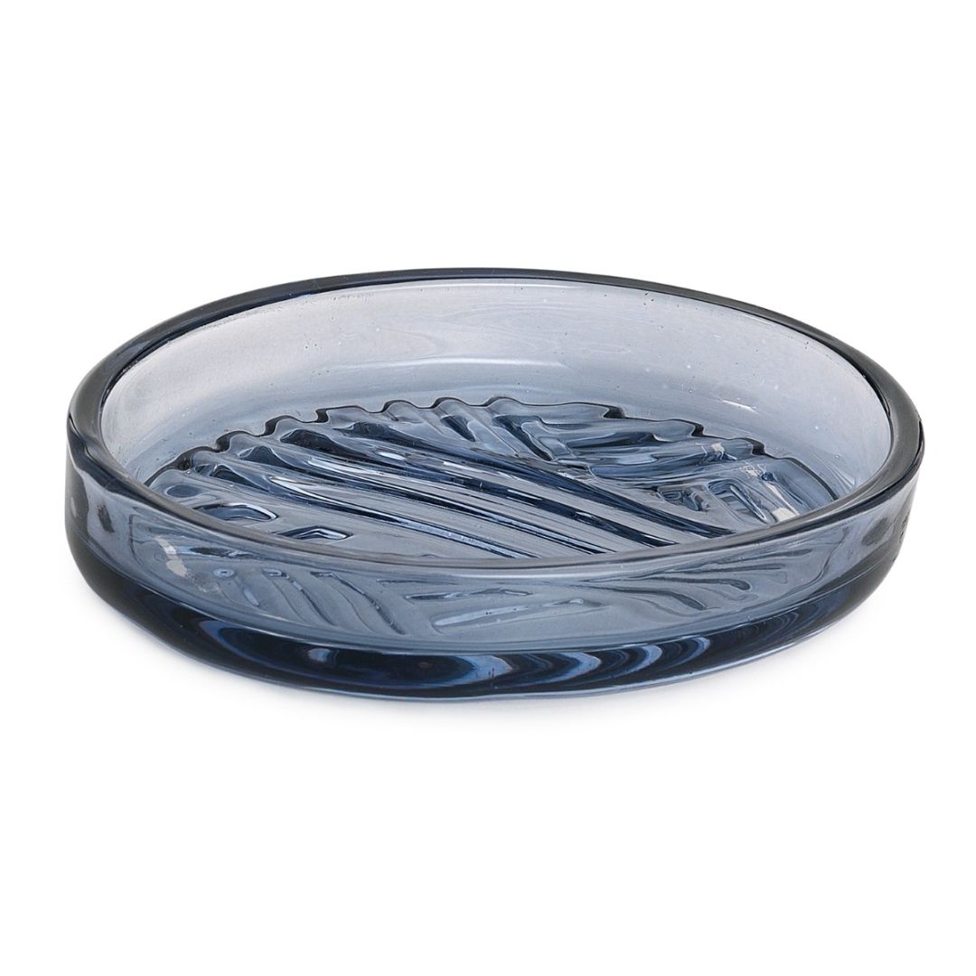 modrá miska na mydlo