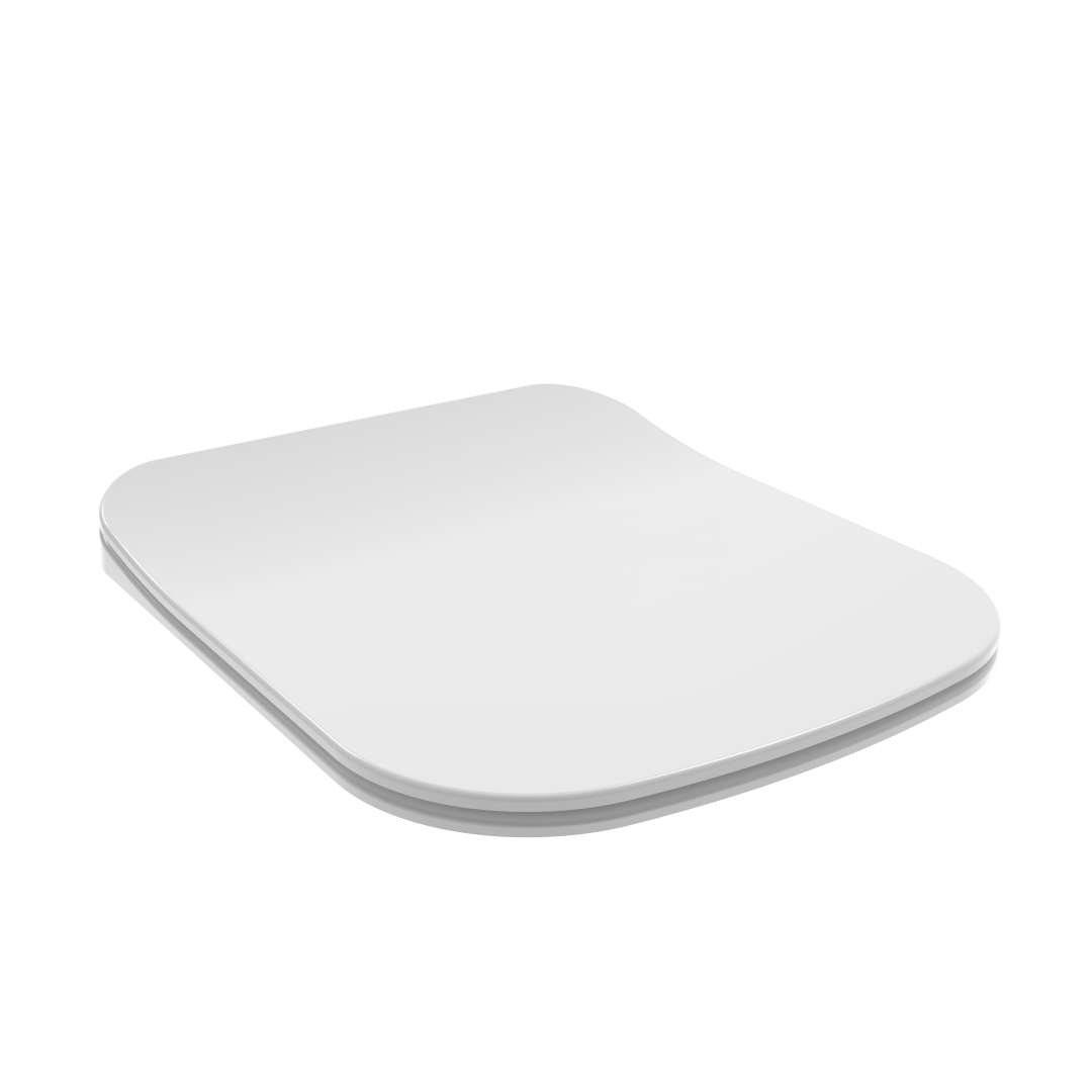 Poťah sedadla v tvare Q z bielej termosetovej živice