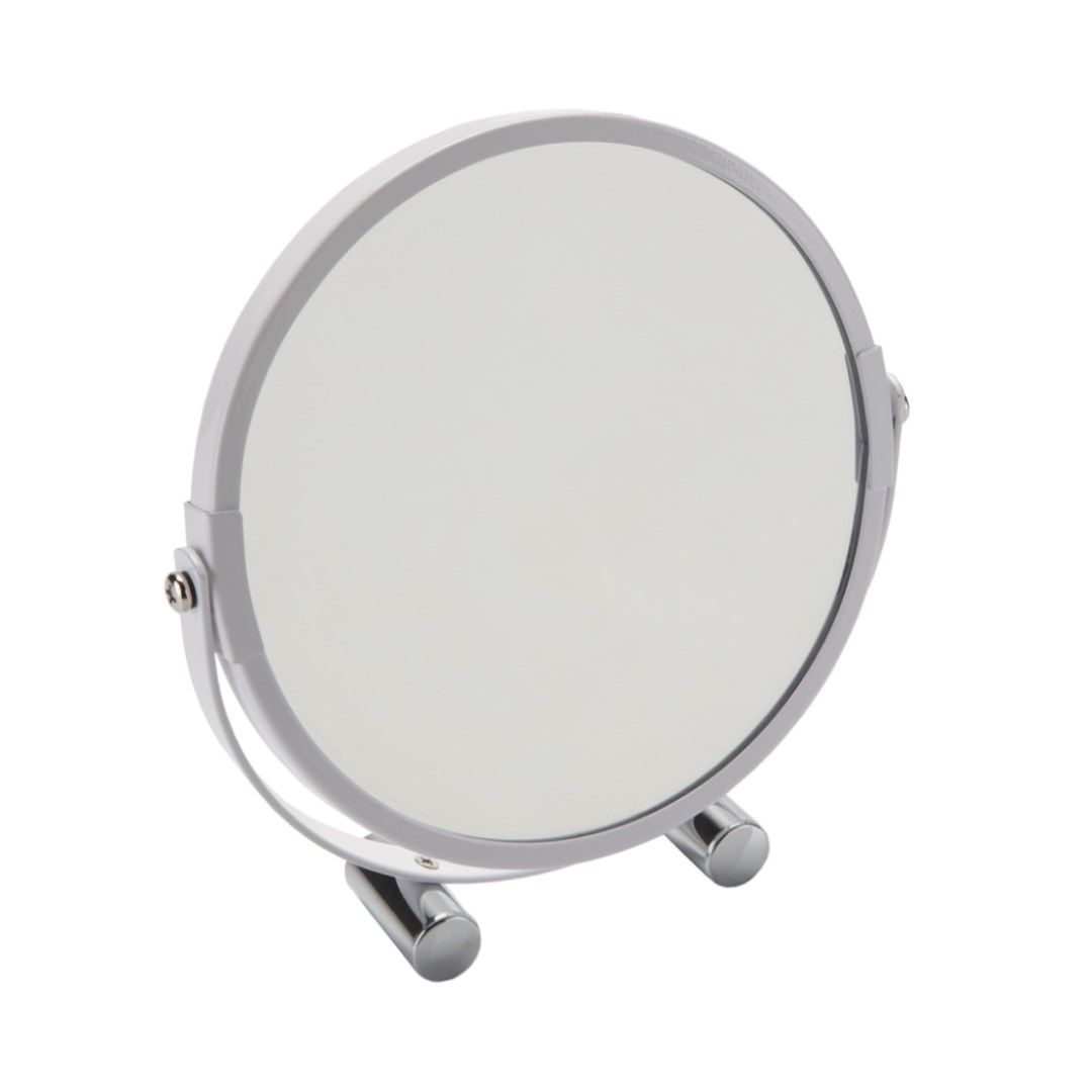 Okrúhle zväčšovacie zrkadlo na líčenie