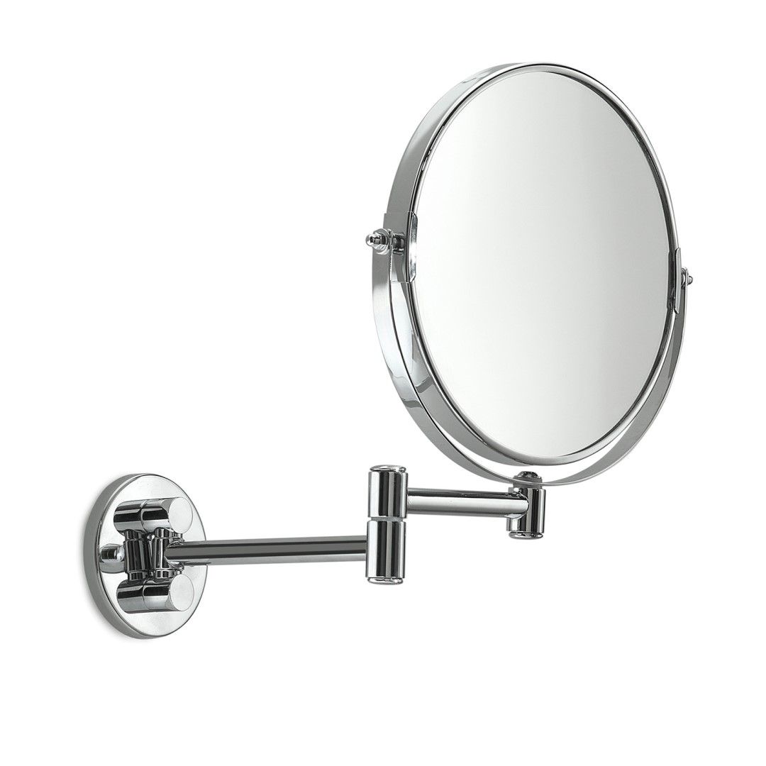 Chrómované mosadzné zväčšovacie zrkadlo