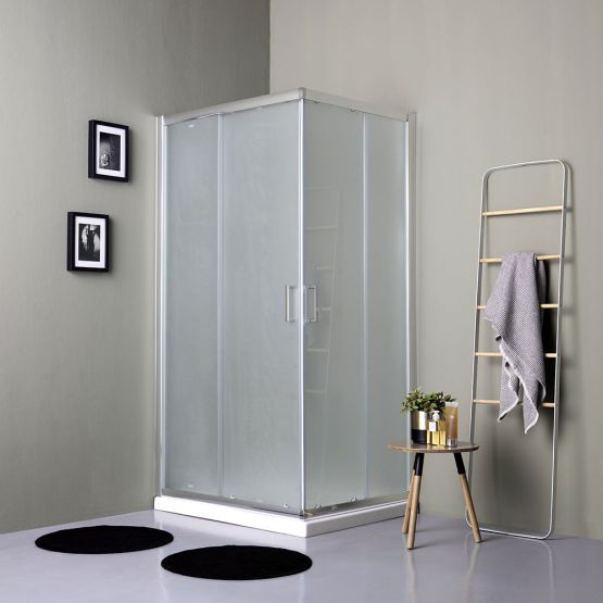 Sprchový kút 80x120 z matného skla Sprchový kút 80x120 z matného skla