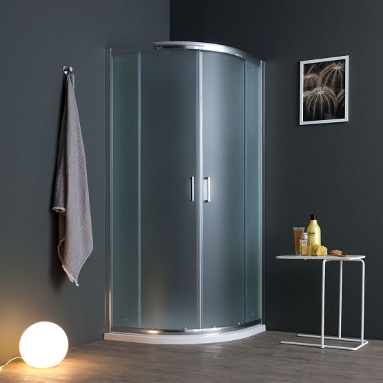 Polkruhový rohový sprchový kút 80x80 Polkruhový rohový sprchový kút 80x80