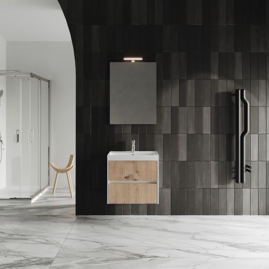 Závesná kúpeľňová skrinka 60 cm zlatý dub Závesná kúpeľňová skrinka 60 cm zlatý dub