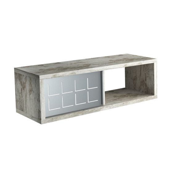 vintage obdĺžniková polica z kociek vintage obdĺžniková polica z kociek